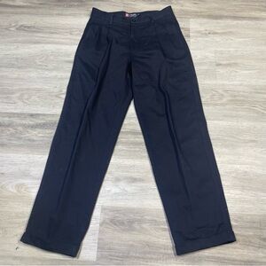 90’s Chaps Ralph Lauren Elegant Navy Blue Pleated trousers BNWT sz 32